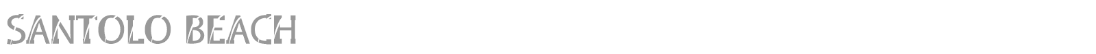 Santolo Beach font preview